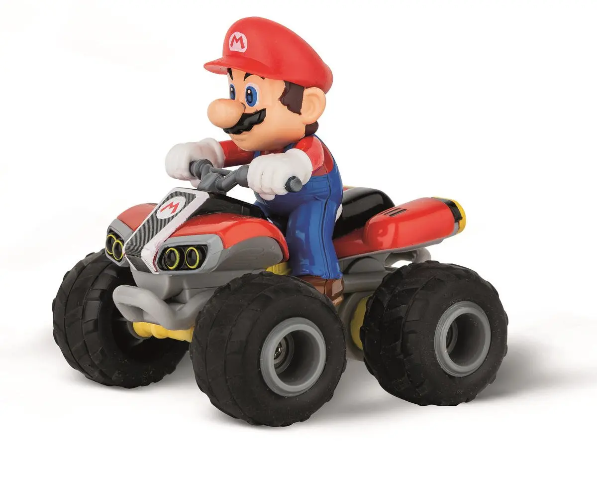 Nintendo Mario Kart 1/40 Scale Micro Rc Car Rtr, Mario Quad 1