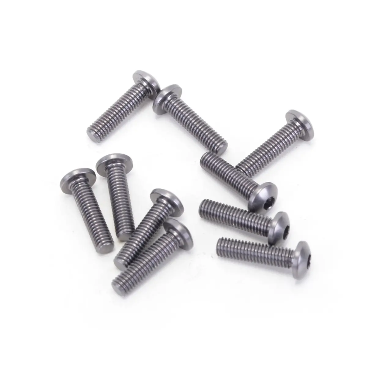 Alloy Button Head Hex Screws, M3x12 1
