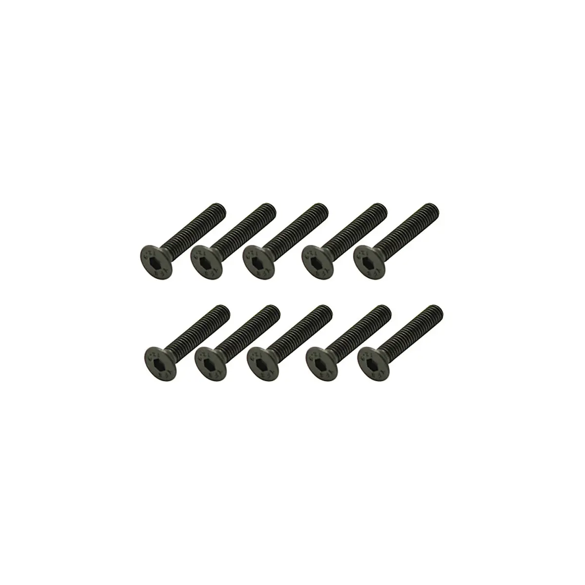 Steel Countersunk Hex Screws, M3x16 1