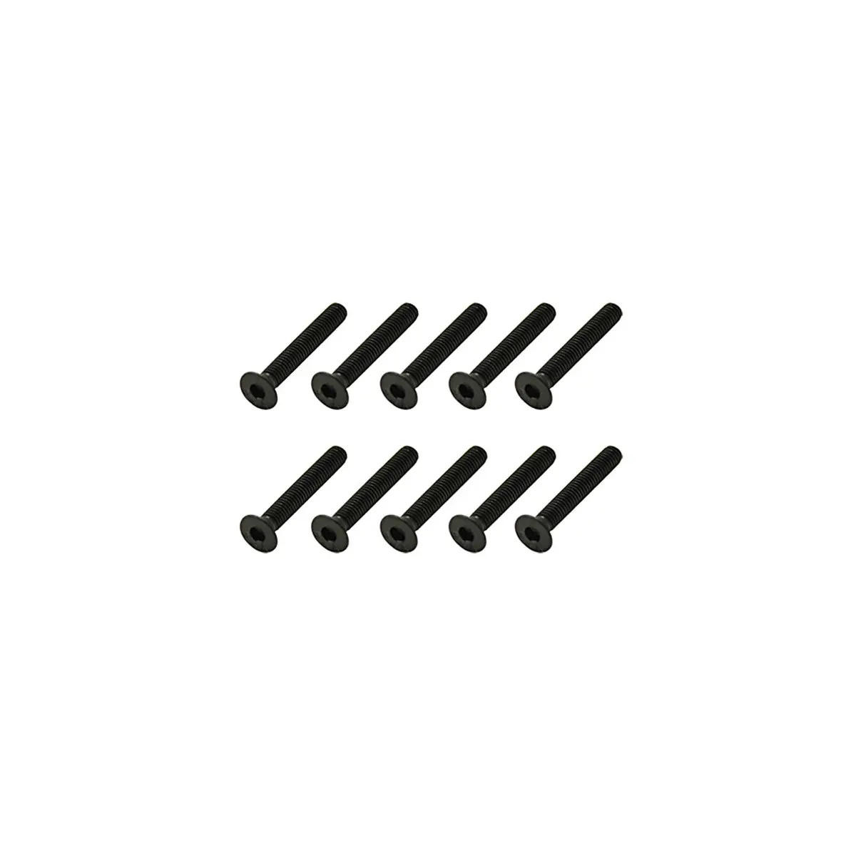 Steel Countersunk Hex Screws, M3x18 1