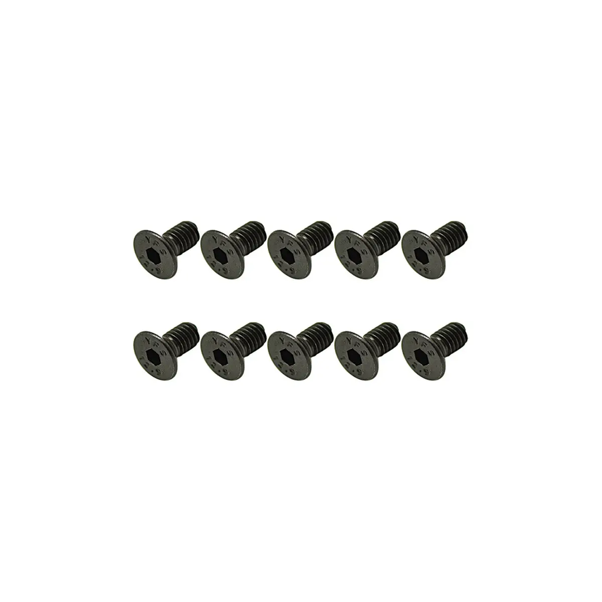 Steel Countersunk Hex Screws, M4x8 1