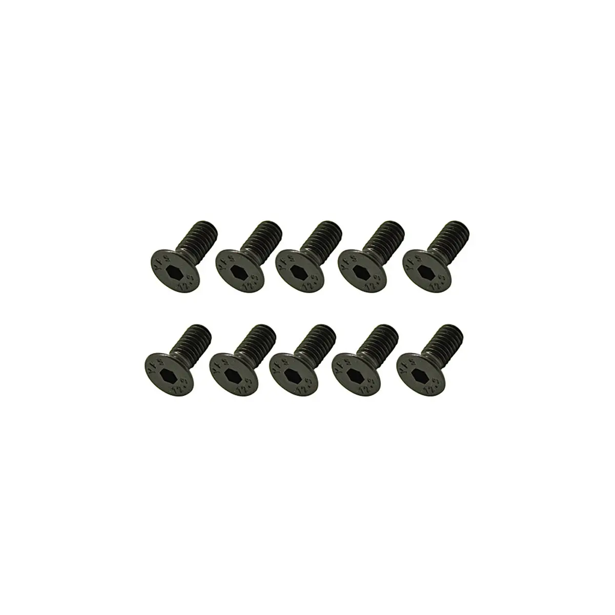 Steel Countersunk Hex Screws, M4x10 1