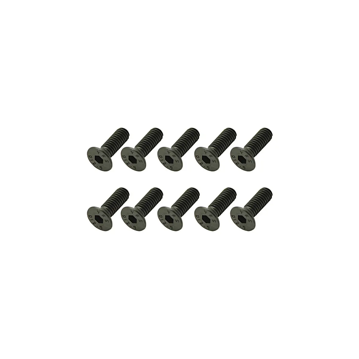 Steel Countersunk Hex Screws, M4x12 1