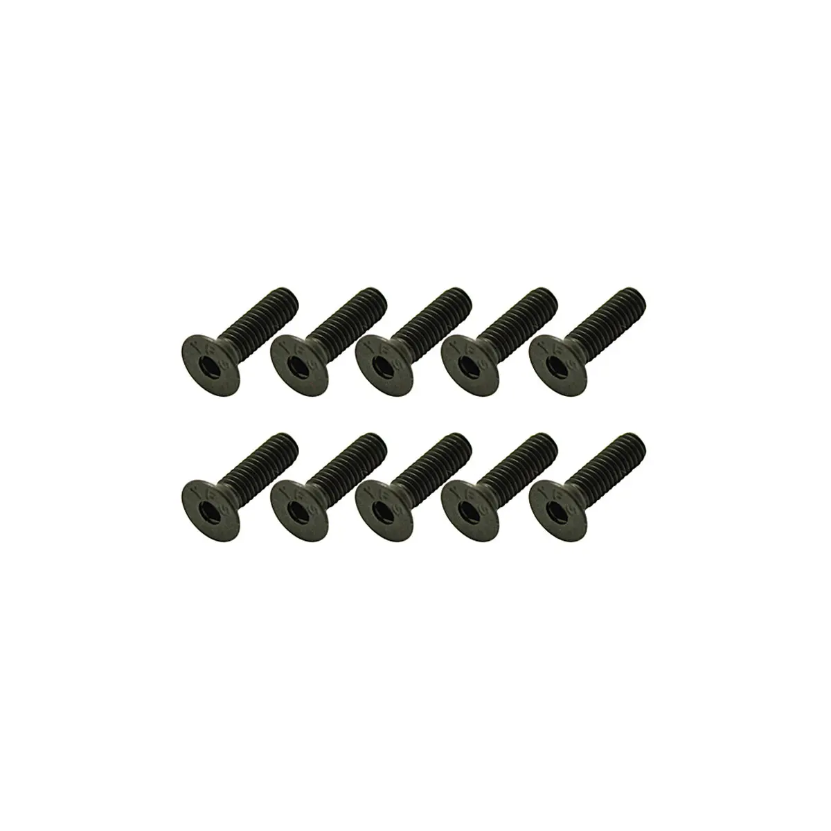 Steel Countersunk Hex Screws, M4x14 1