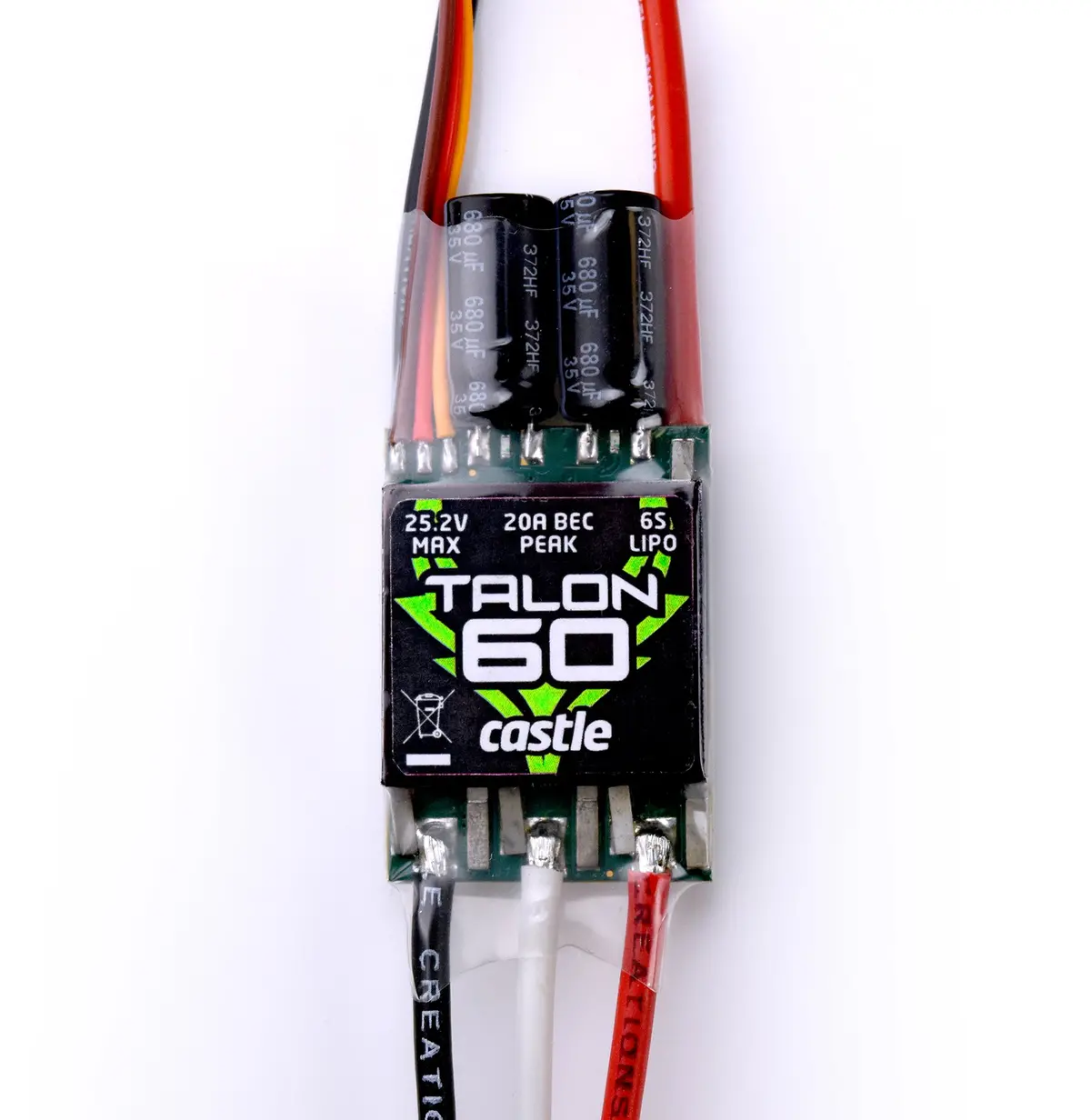 Talon 60 Esc, 25.2V, 2S-6S Lipo 1