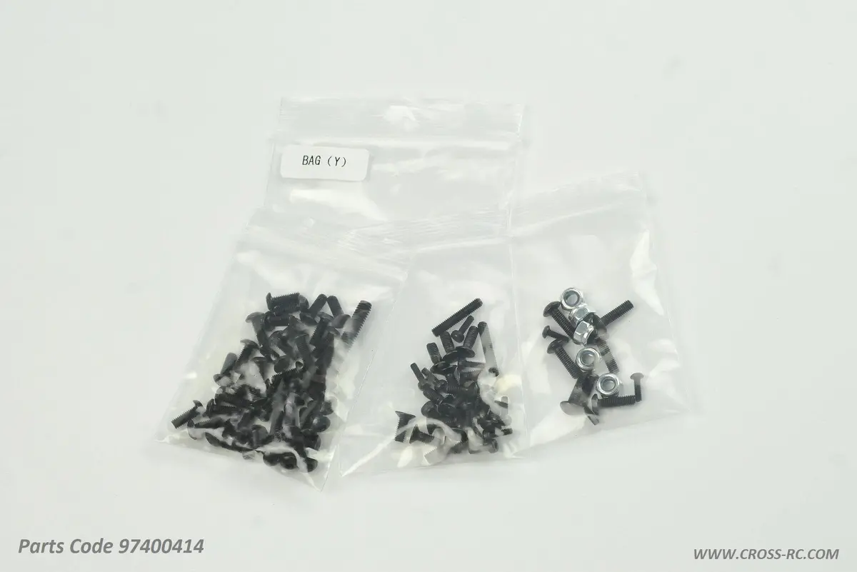 Y Screw Bag, Lock Nuts, Sg4 1