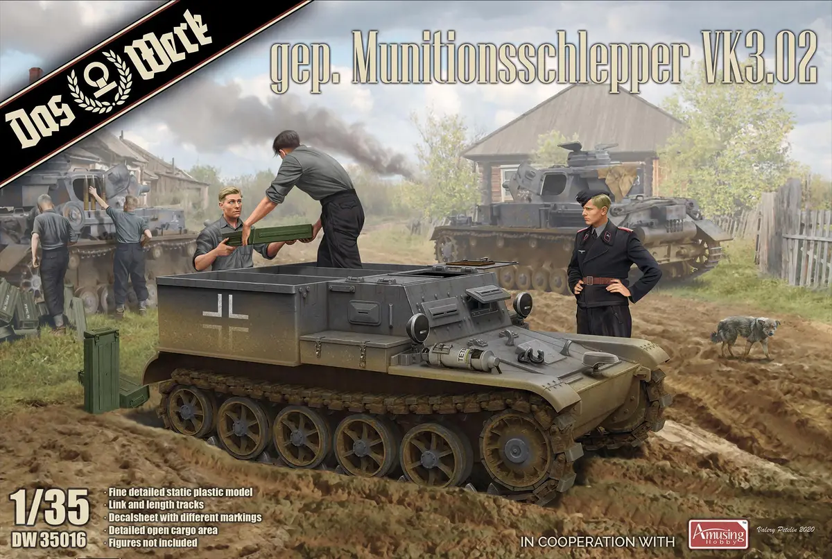 Das Werk 35016 1/35 Gepanzerter Munitionsschlepper Vk3.02 1