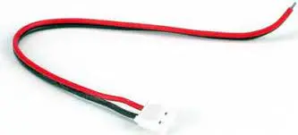 Jr Battery Lead W/Wire(White):B954 1