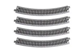 Kato 20-130 (N) 348Mm (13 3/4") Radius 30º Curve Track [4 Pcs] 1