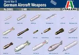Italeri 1/48 Wwii German Aircraft Weapon 1