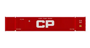 Kato 80054M N Scale 53' Intermodal Containers, Cp New Logo, 2-Pack 1