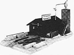 Lumber Mill 348-709 Ho Scale 1