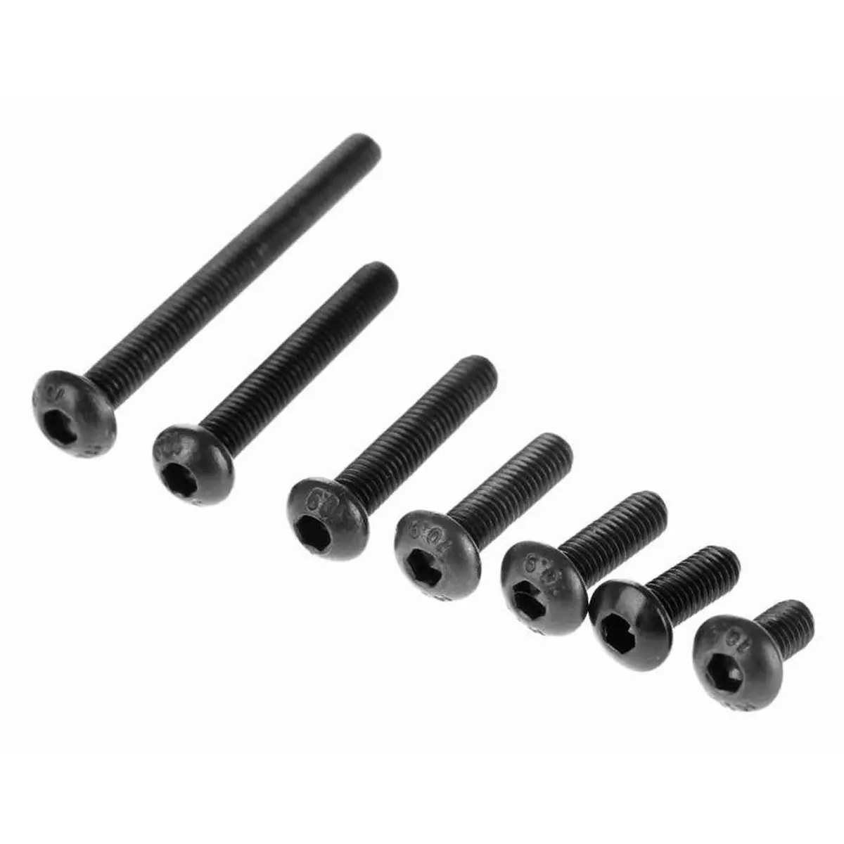Inertia Steel Screws, Button Head, M3x4 (10) 1