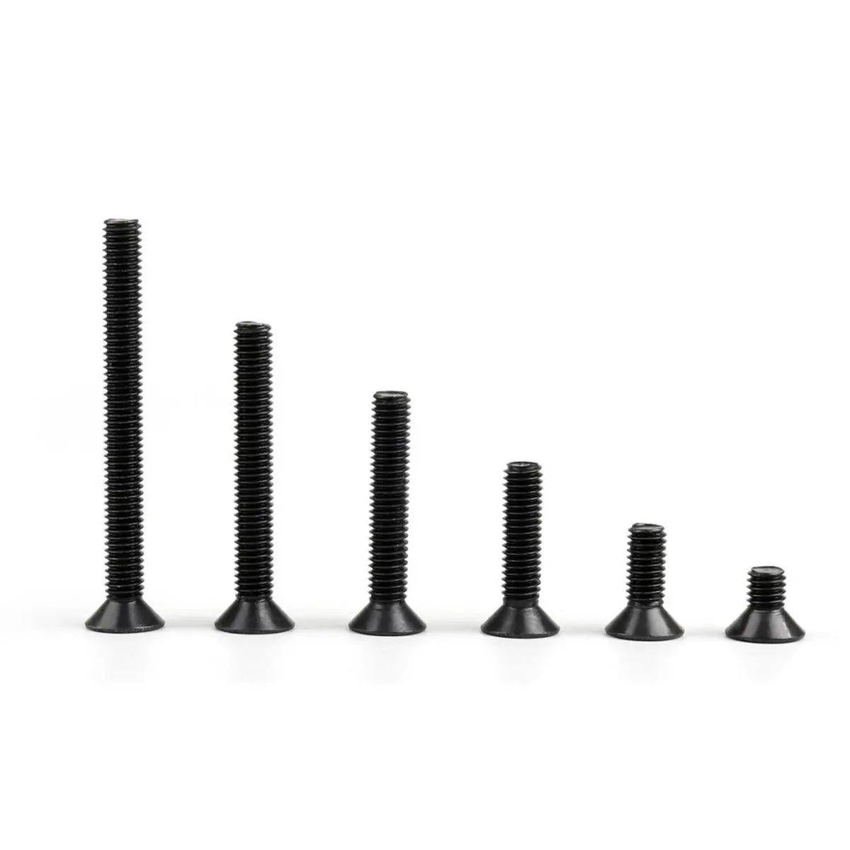 Inertia Steel Screws, Flat Head, M3x8 (10) 1