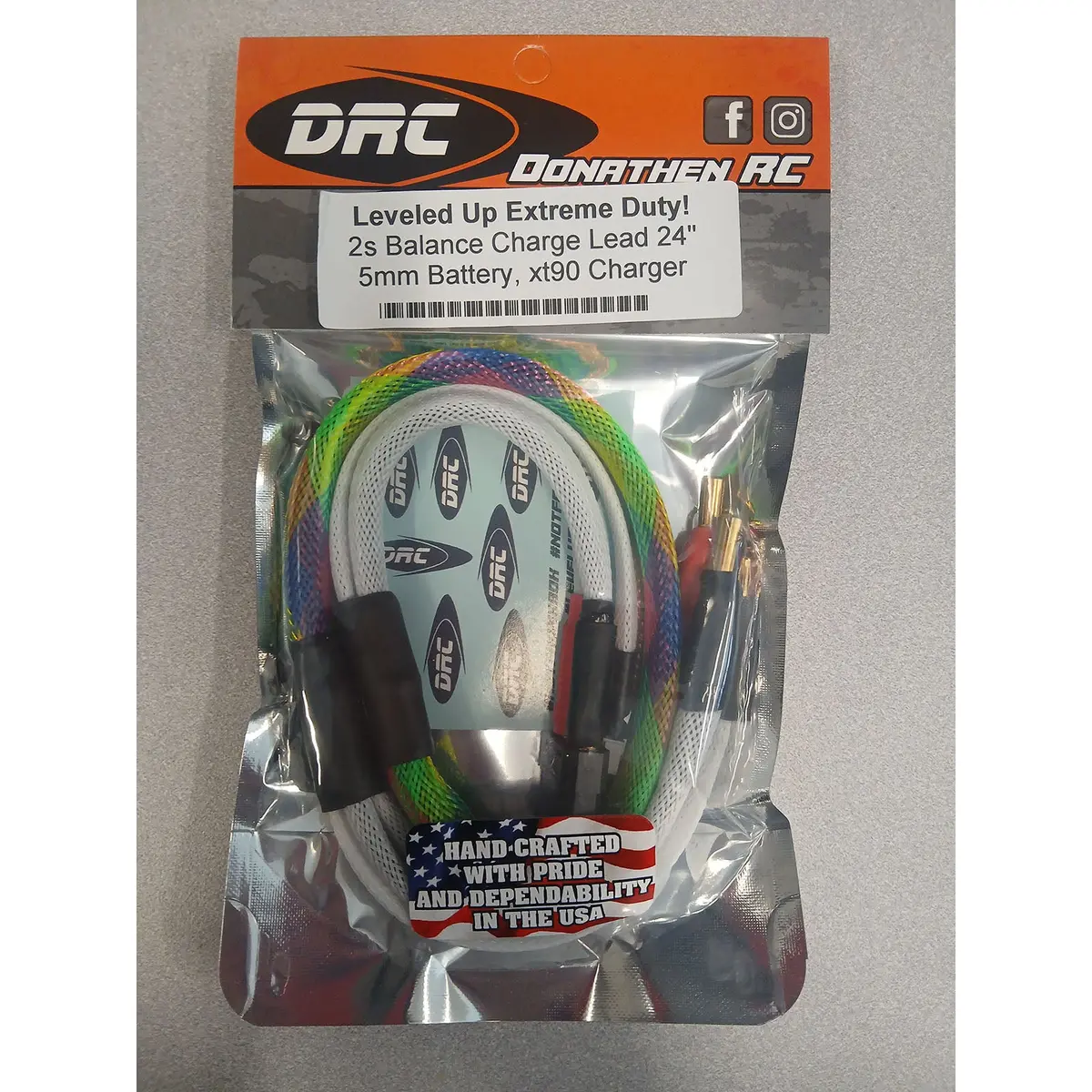 2S Balance Charge Lead, 5Mm Battery / Xt90 Charger, Aurora 1