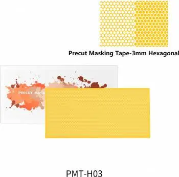 Dsppmth03 Precut Masking Tape 3Mm Hexagonal 1