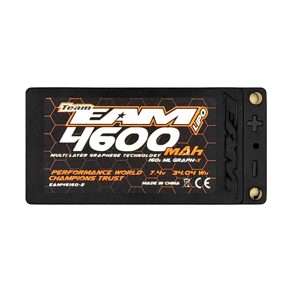 Multi Layer Graph-X 7.4V 2S Lipo Battery, Lcg Shorty,4600Mah 160C 1