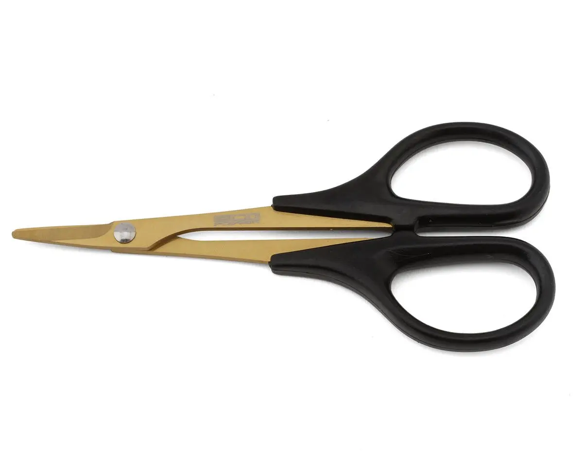 Tin Coated Curved Body Scissors 1