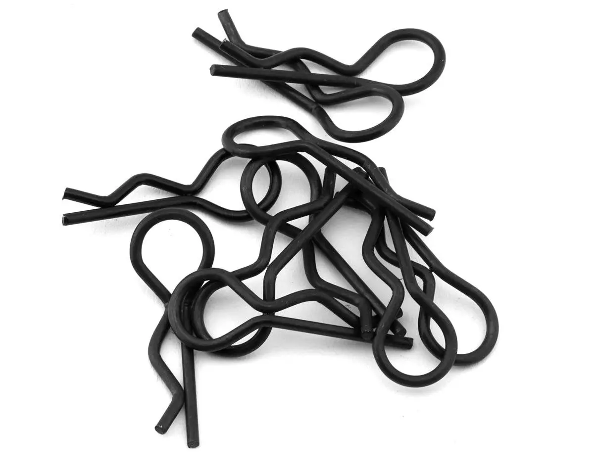 Body Clips, 1/10 Scale (10), Black 1