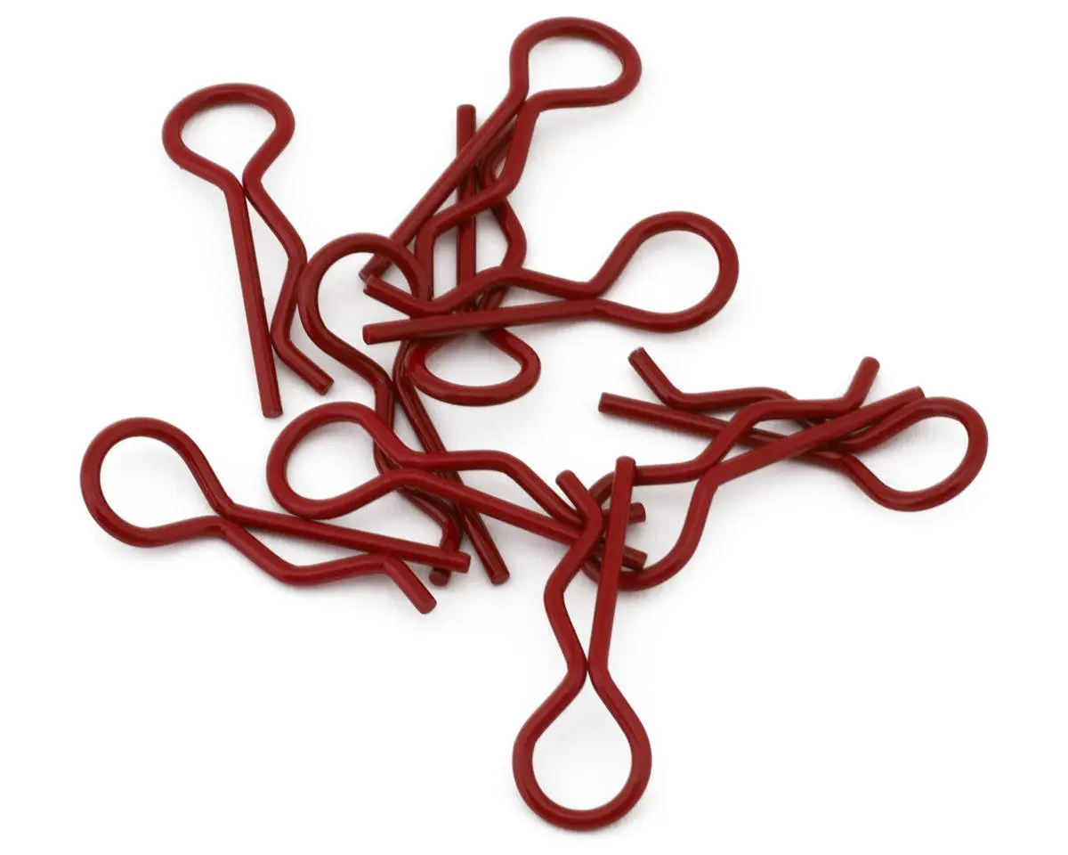 Body Clips, 1/10 Scale (10), Red 1