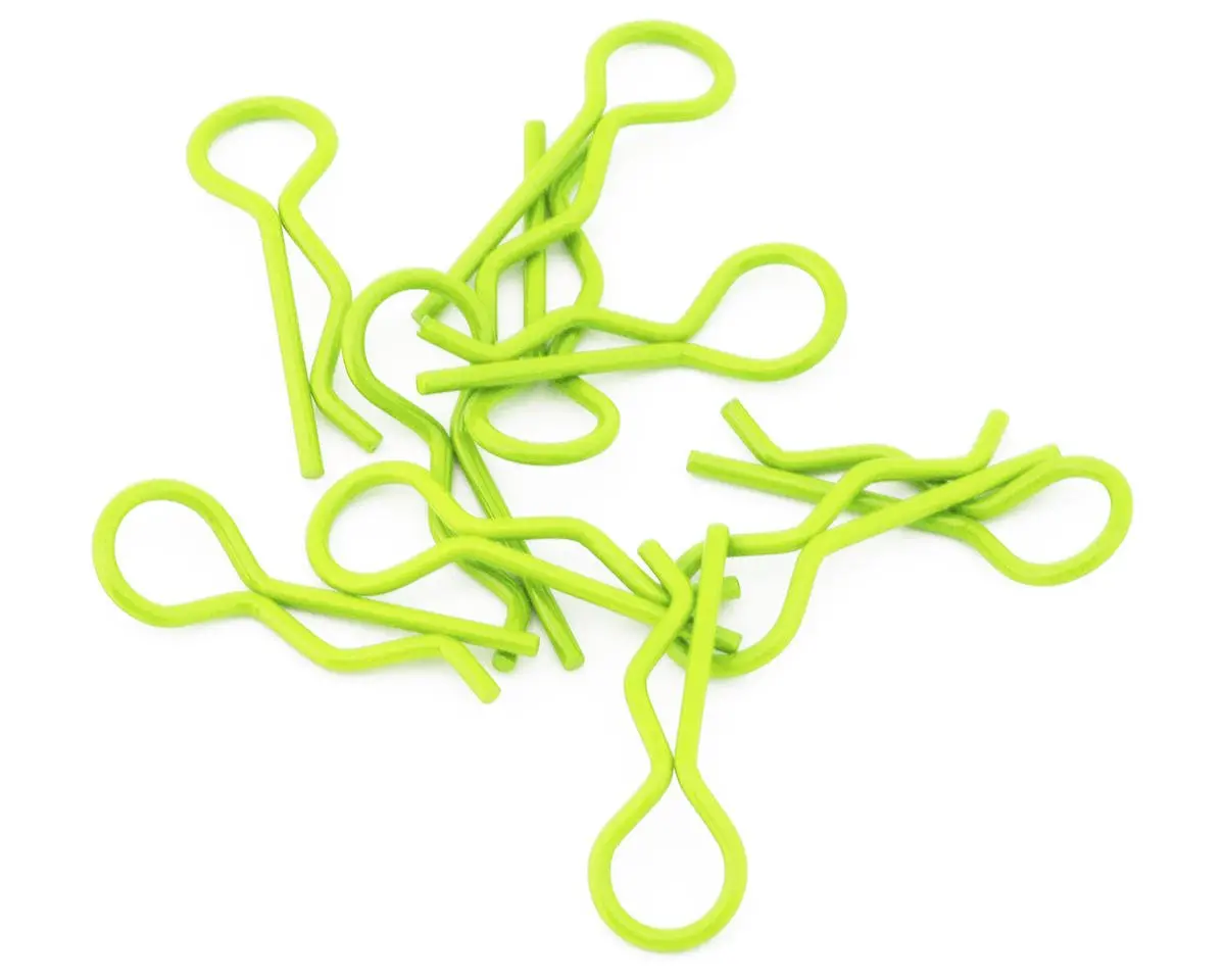 Body Clips, 1/10 Scale (10), Yellow 1