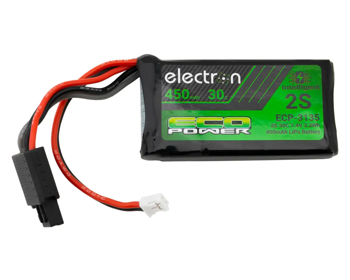 Electron 2S 7.4V Intelligent Lipo Battery, 30C 450Mah 1