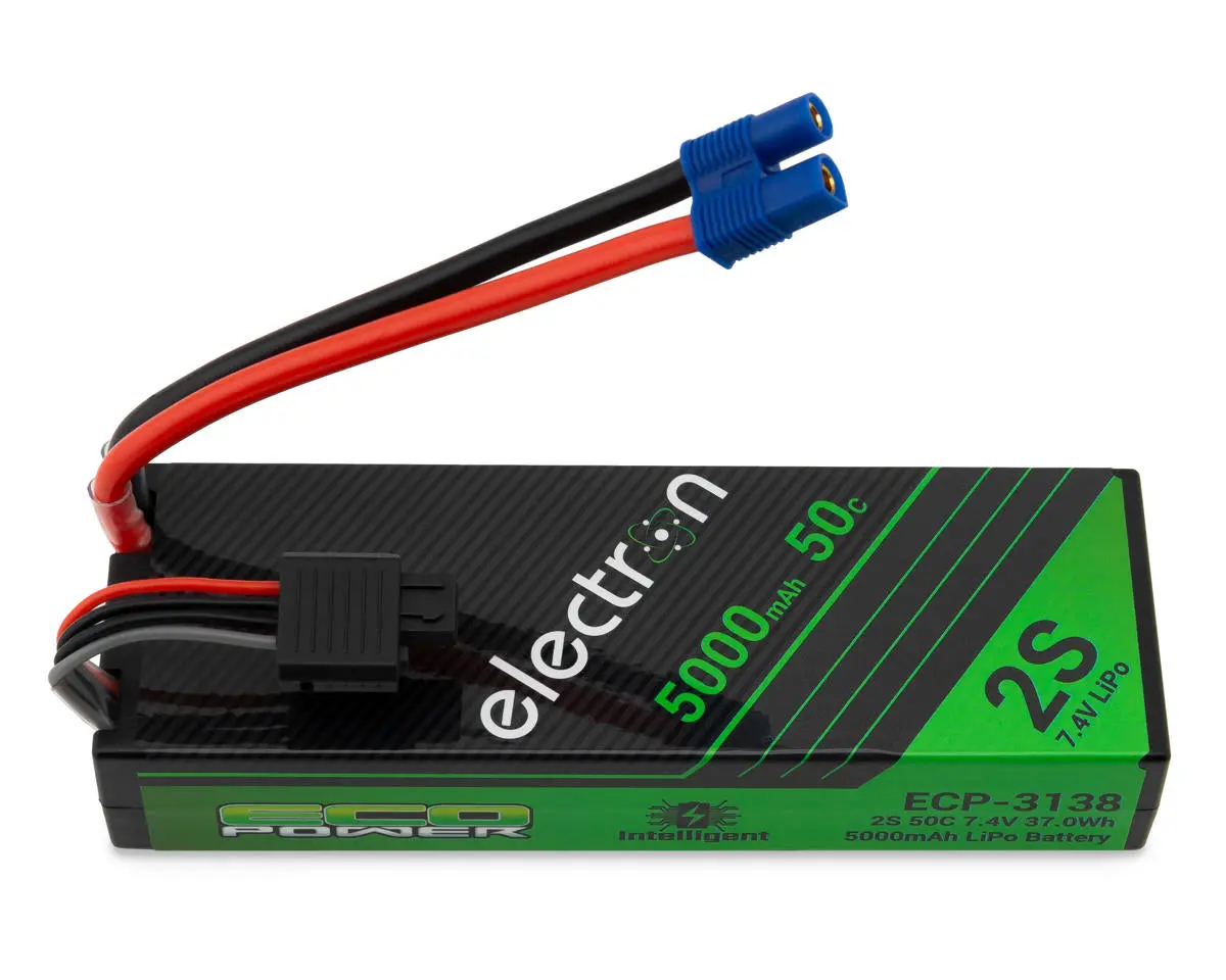 Electron 2S 7.4V Intelligent Lipo Battery, 50C 5000Mah 1