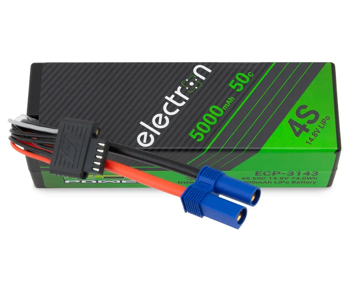 Intelligent 14.8V 4S Lipo Battery W/ Ec5, 5000Mah 50C 1