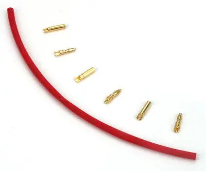 E-Flite Gold Bullet Connector Set, 2Mm (3) 1