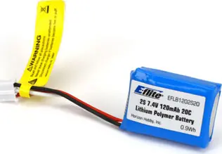 Eflite 120Mah 2S 7.4V 20C Li-Po 1