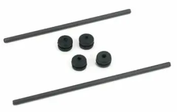 Eflite Body Mount Rod & Grommet Set: Bcx/2/3 1