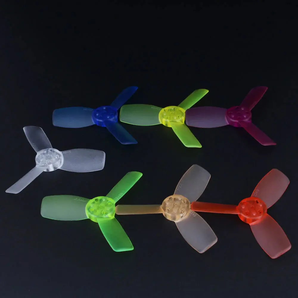 T2345 3 Blade Babyhawk Propeller (10Cw & 10Ccw), Yellow 1