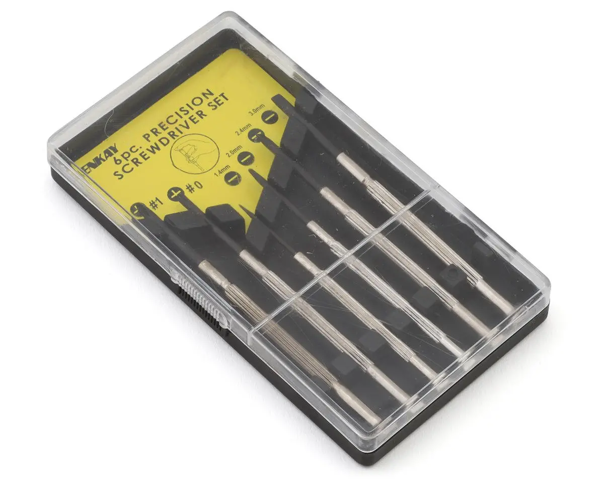 Precision Screwdriver Set W/ Philips & Slotted (6Pc) 1