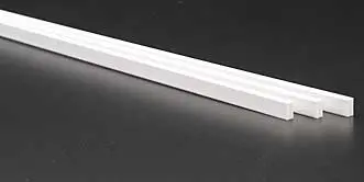 Styrene Rectangle Tube .125 X .250 (3) By Evergreen Scale Models 1