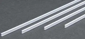 Styrene I-Beam .125 3.2Mm (4) By Evergreen Scale Models 1