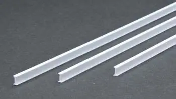 Styrene I-Beam .250 6.4Mm (2) By Evergreen Scale Models 1