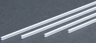 Styrene H-Column .100 (4) By Evergreen Scale Models 1