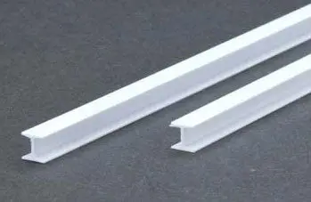 Styrene H-Column .250 (2) By Evergreen Scale Models 1