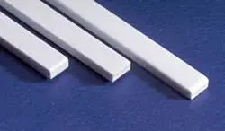 Styrene 6X6 Ho Strips (10) By Evergreen Scale Models 1