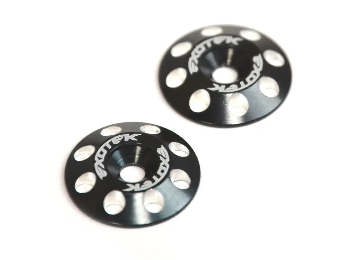 Flite Wing Aluminum Buttons V2, Black 1