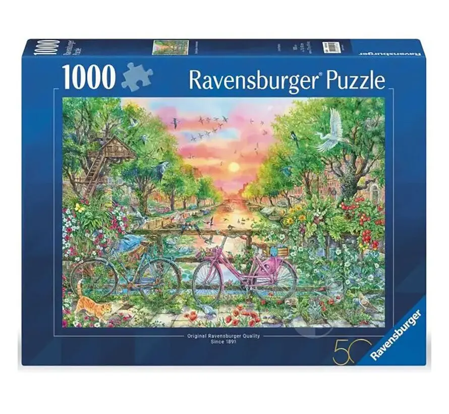 Ravensburger 1000Pc - Dreamy Bikes In Amsterdam 1