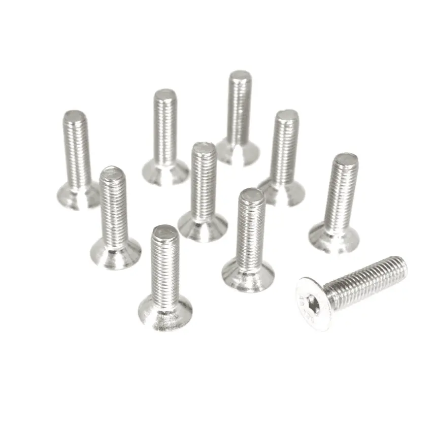 Zspec M6-1.0X35mm Flat-Head Fhsc Fasteners, Sus304 Stainless, 10-Pack 1