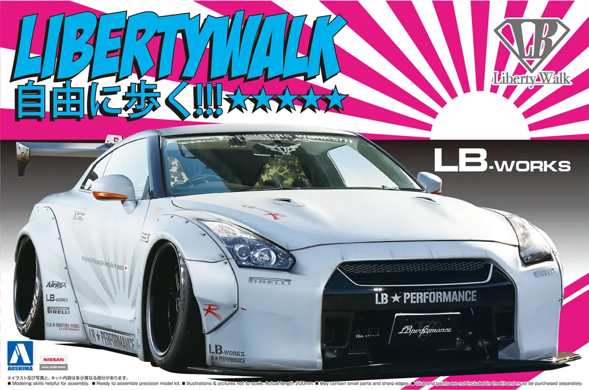 Aoshima 1/24 Lb Works R35 Gt-R Ver.2 1