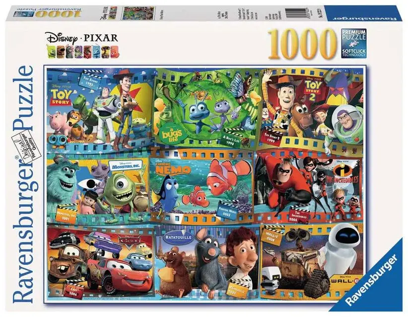 Ravensburger 1000Pc - Disney Pixar - Disney Pixar Movies 1