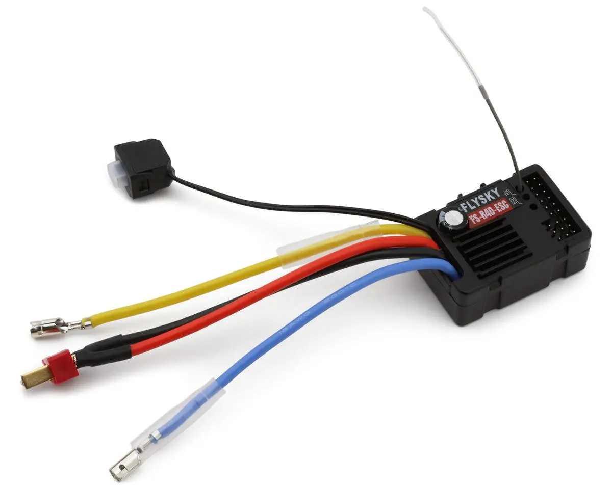 R4d 2-In-1 40A Brushed Esc & 4Ch Receiver W/ Led Controller 1