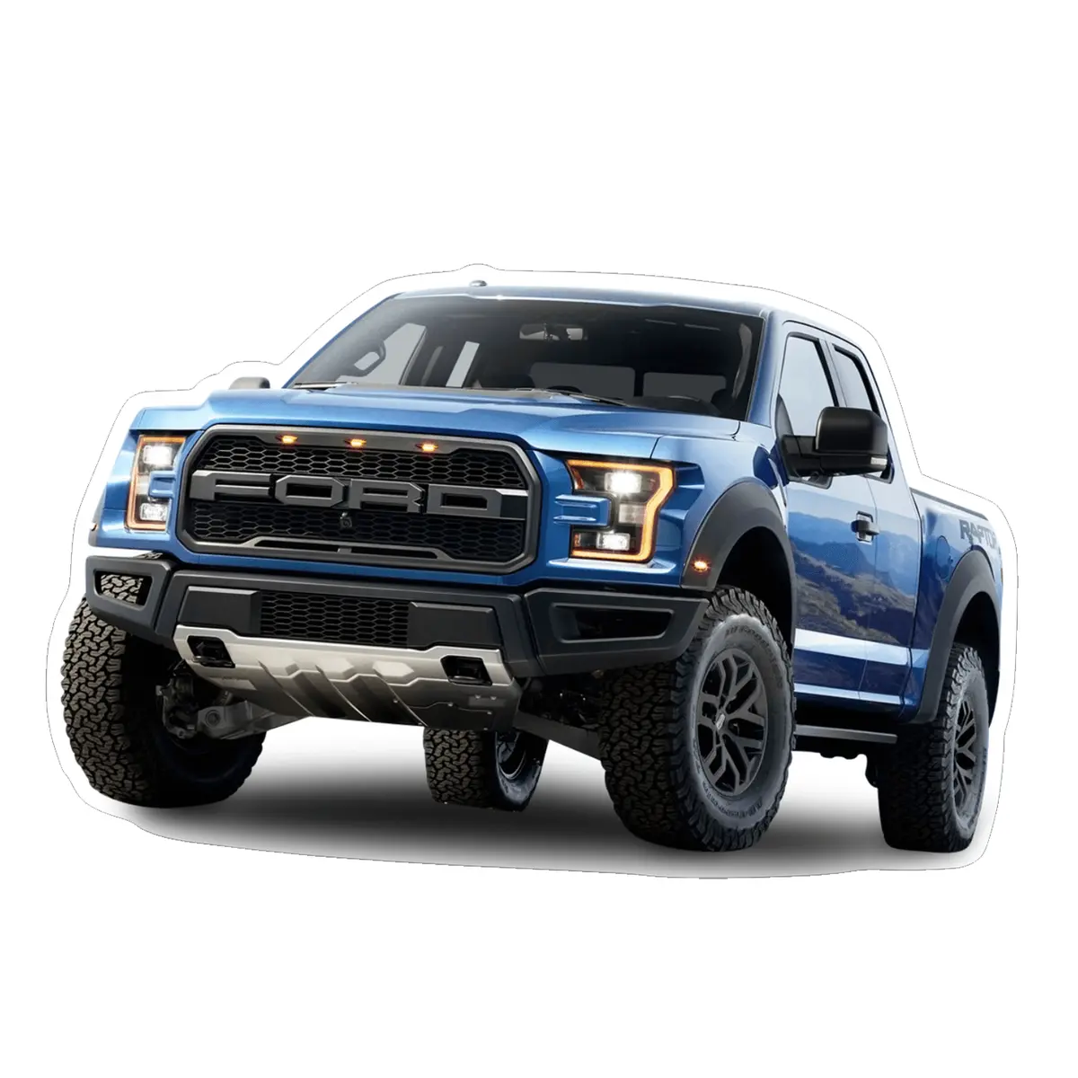 Ford 150 Raptor Vinyl Decal / Sticker, Blue 1