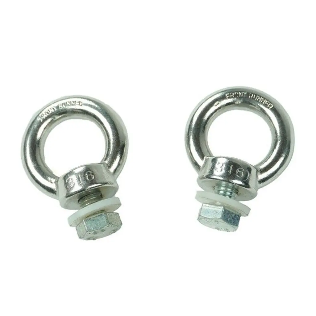 Front Runner Stainless Steel Tie Down Rings For Slimline Ii Roof Rack 1