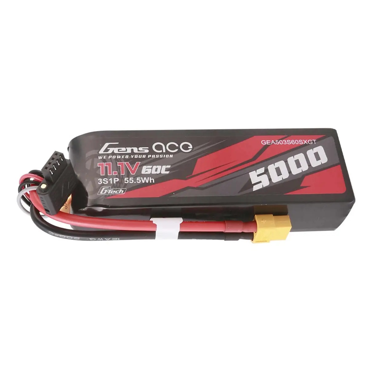 Xt60 3S 11.1V G-Tech Smart Lipo Battery, 60C 5000Mah 1