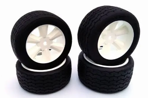 G-Spec Vta Pre-Glued Tires, White (4) 1