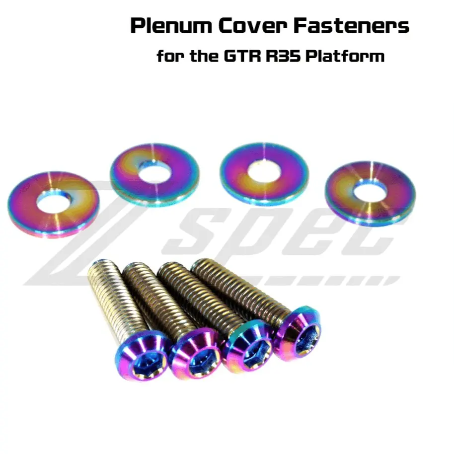 Zspec Stage-1 Dress Up Bolts® Fastener Kit For '09-23 Nissan Gtr (R35), Titanium & Billet 6